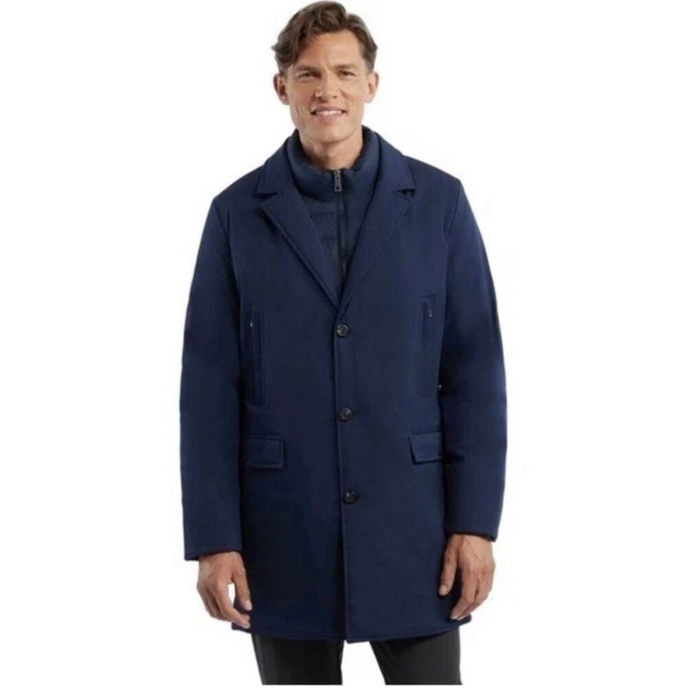 Hunter Aldgate Hybrid Blazer Coat Men’s L Navy Blue Jacket Insulation